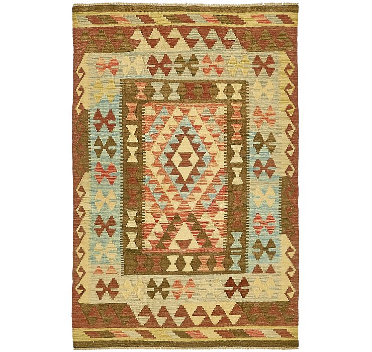 3' 3 x 4' 10 Kilim Maymana Rug