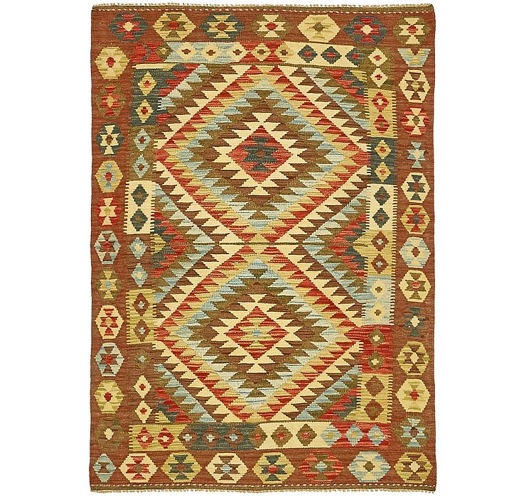 3' 6 x 5' 2 Kilim Maymana Rug