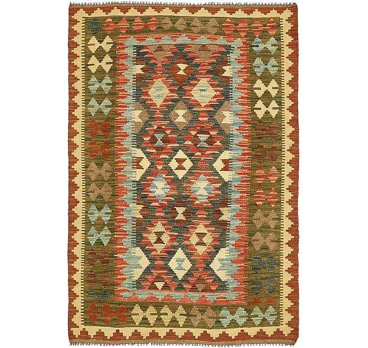 3' 3 x 4' 10 Kilim Maymana Rug
