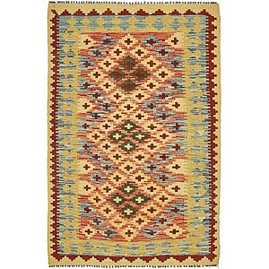 3' 2 x 4' 9 Kilim Maymana Rug