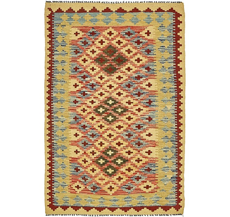 3' 2 x 4' 9 Kilim Maymana Rug