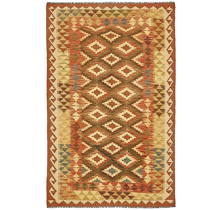 Red 5 X 8 3 Kilim Maymana Rug Area Rugs Erugs 3 5 X Kilim Maymana Rug