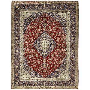 Unique Loom 9' 10 x 12' 10 Kashan Persian Rug