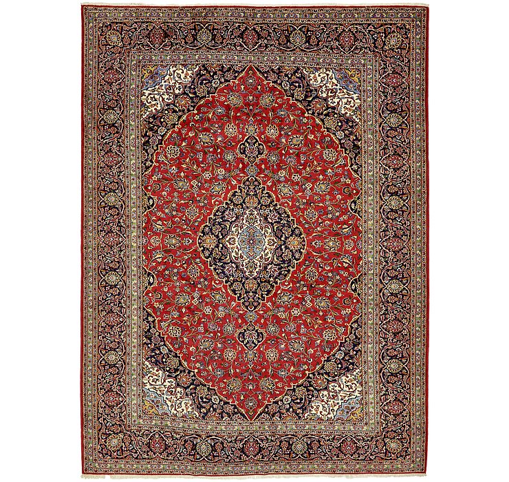 10' x 13' 1 Kashan Persian Rug
