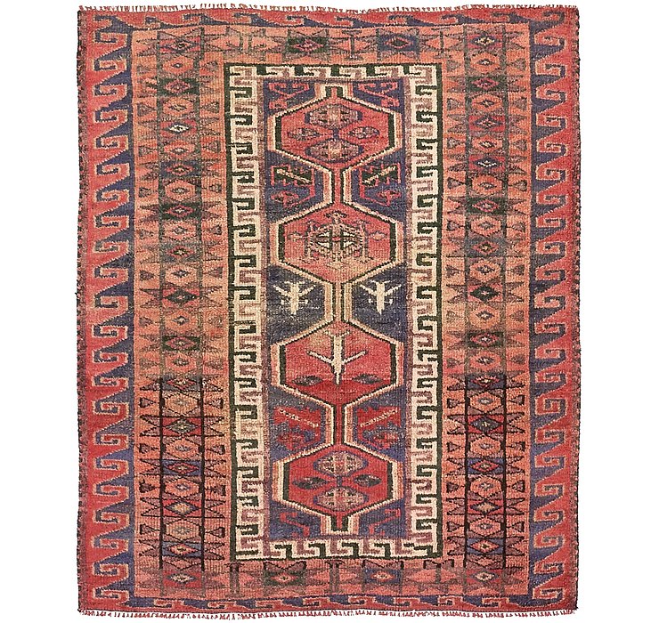 4' 8 x 5' 10 Shiraz Persian Rug