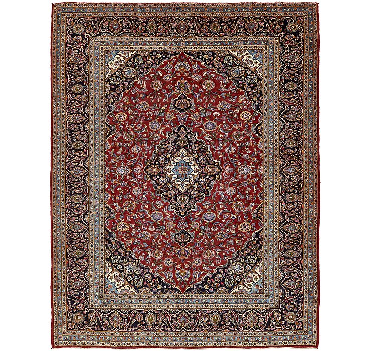 9' 8 x 12' 6 Kashan Persian Rug