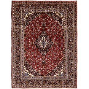 9' 10 x 13' 5 Kashan Persian Rug