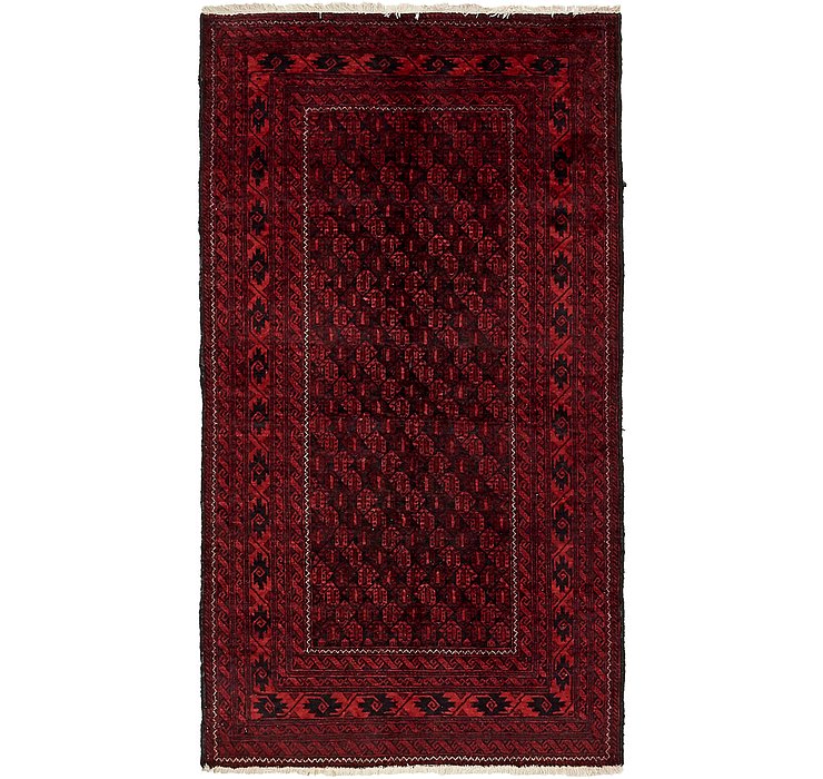3' 5 x 6' 2 Afghan Ersari Rug