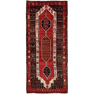 4' 7 x 10' Sirjan Persian Runner Rug