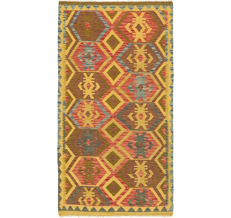 3' 2 x 6' 6 Kilim Maymana Rug