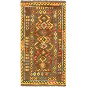 3' 4 x 6' 6 Kilim Maymana Rug