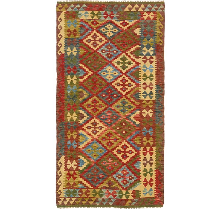 3' 6 x 6' 9 Kilim Maymana Rug