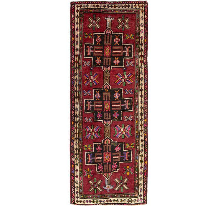 3' 11 x 10' 5 Shiraz Persian Runner Rug