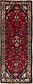 3' 5 x 9' 4 Hamedan Persian Runner Rug thumbnail image 1
