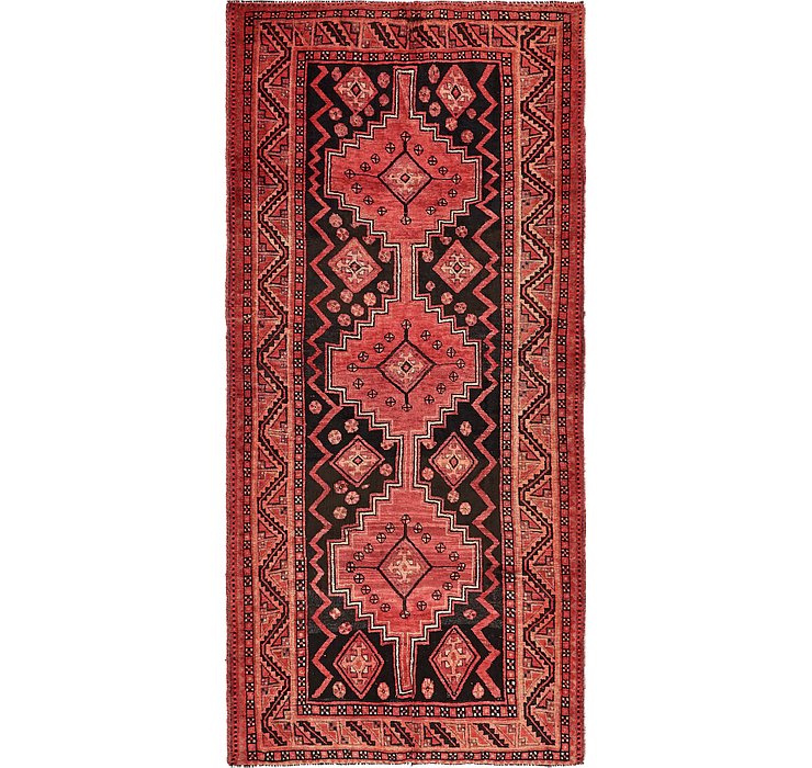 4' 7 x 9' 10 Shiraz-Lori Persian Run...