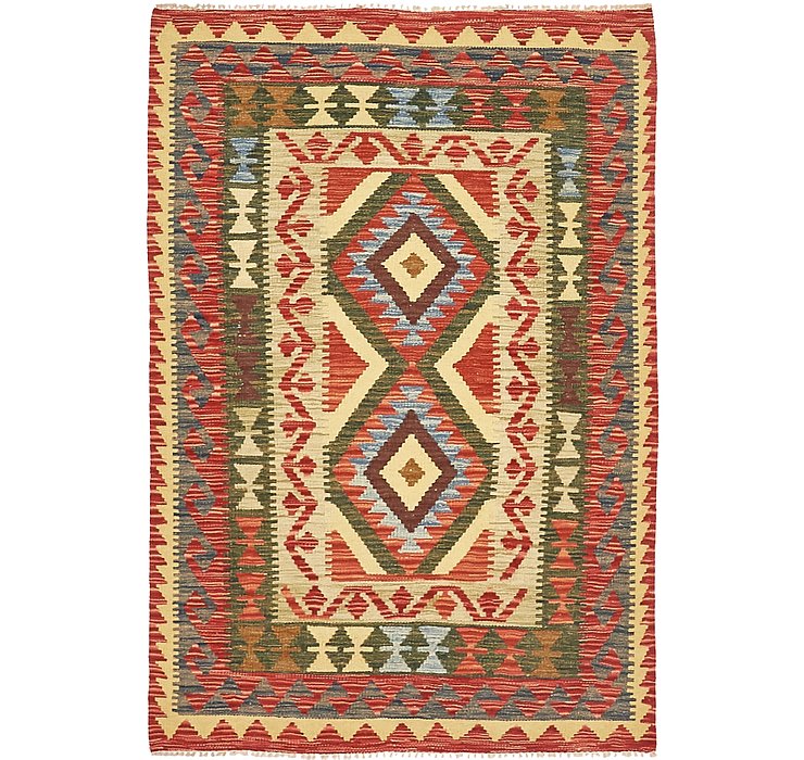 3' 5 x 5' Kilim Maymana Rug