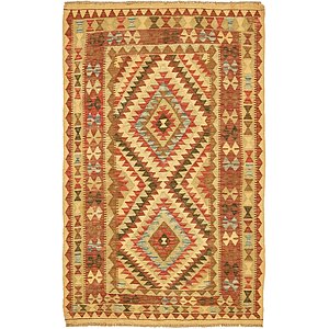 3' 5 x 5' 5 Kilim Maymana Rug