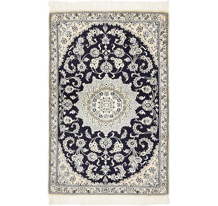 2' 11 x 4' 6 Nain Persian Rug