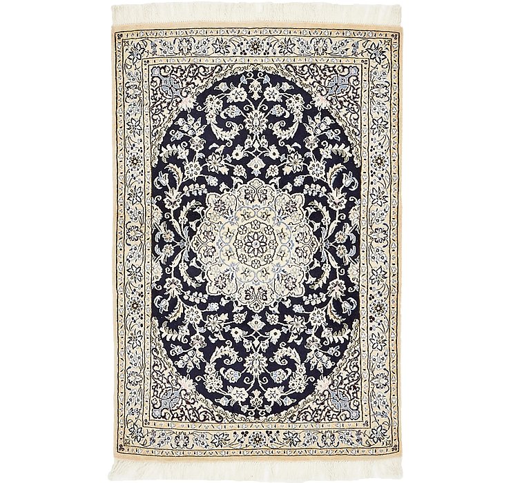 3' 3 x 4' 11 Nain Persian Rug