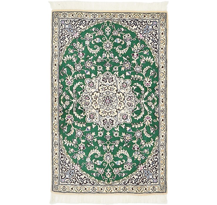 2' 11 x 4' 8 Nain Persian Rug