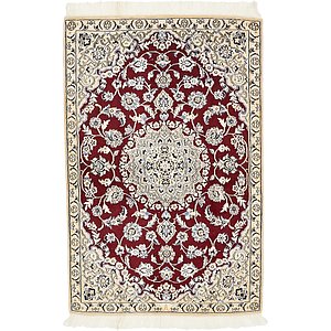 Unique Loom 2' 11 x 4' 7 Nain Persian Rug