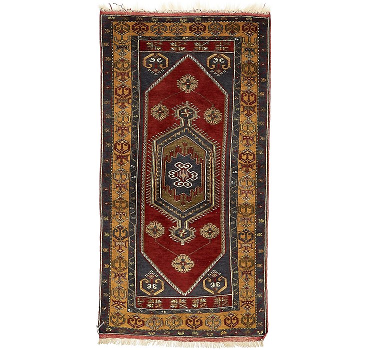 3' 6 x 6' 9 Kars Oriental Rug