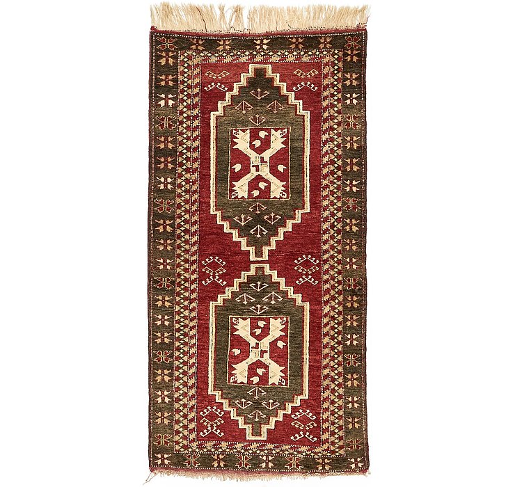 3' 4 x 6' 8 Kars Oriental Rug