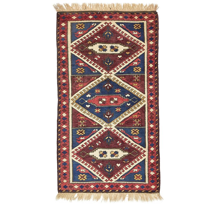 3' 7 x 6' 5 Kars Oriental Rug