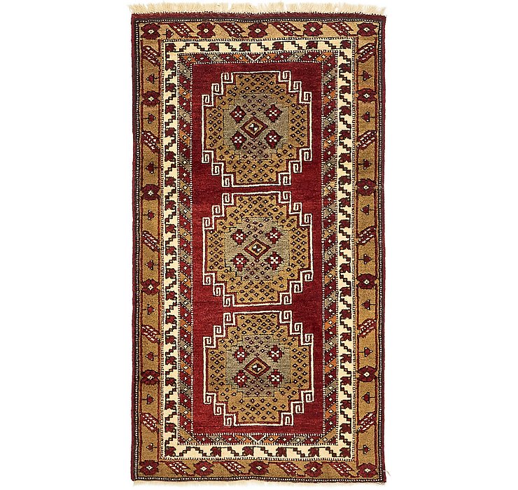 3' 3 x 6' 3 Kars Oriental Rug