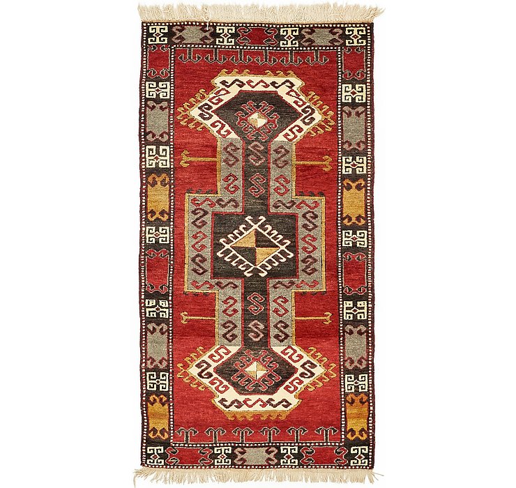 3' 3 x 6' 5 Kars Oriental Rug