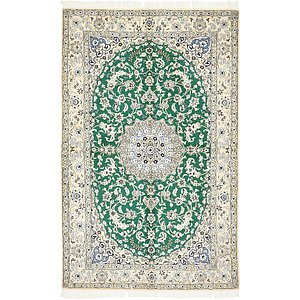 5' 2 x 8' 4 Nain Persian Rug
