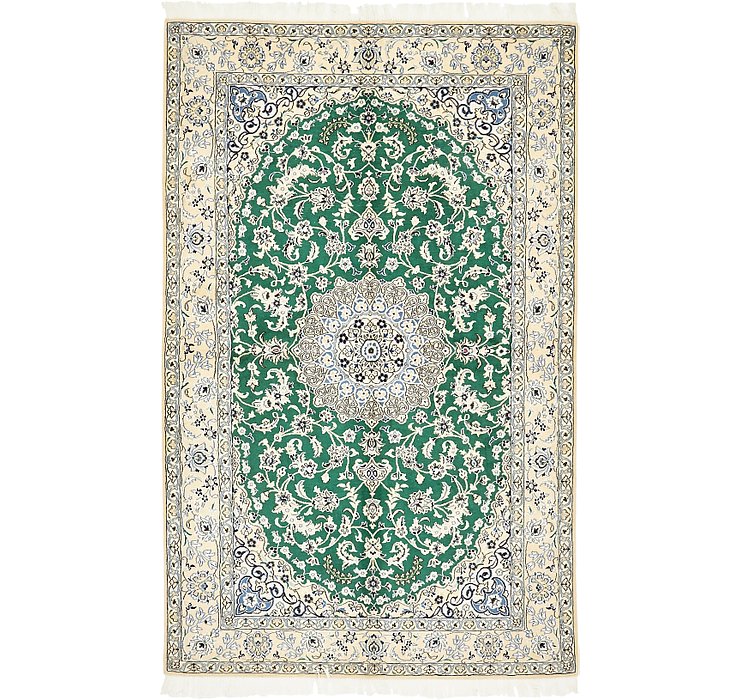 5' 2 x 8' 4 Nain Persian Rug
