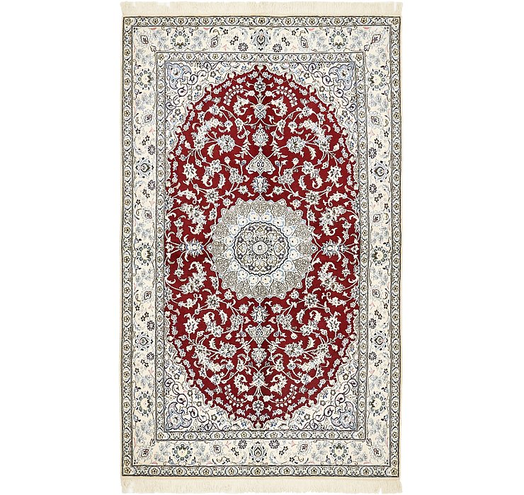 5' x 8' 4 Nain Persian Rug