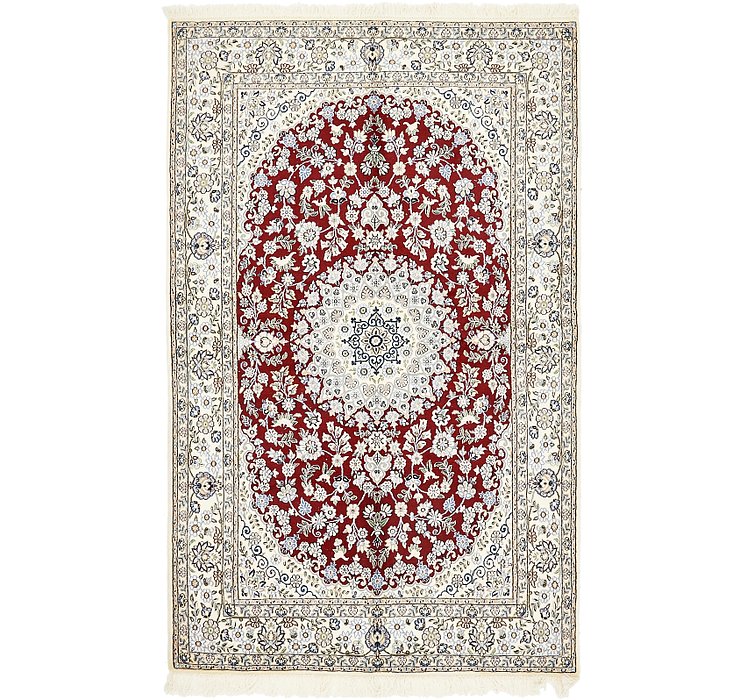 5' 1 x 8' Nain Persian Rug
