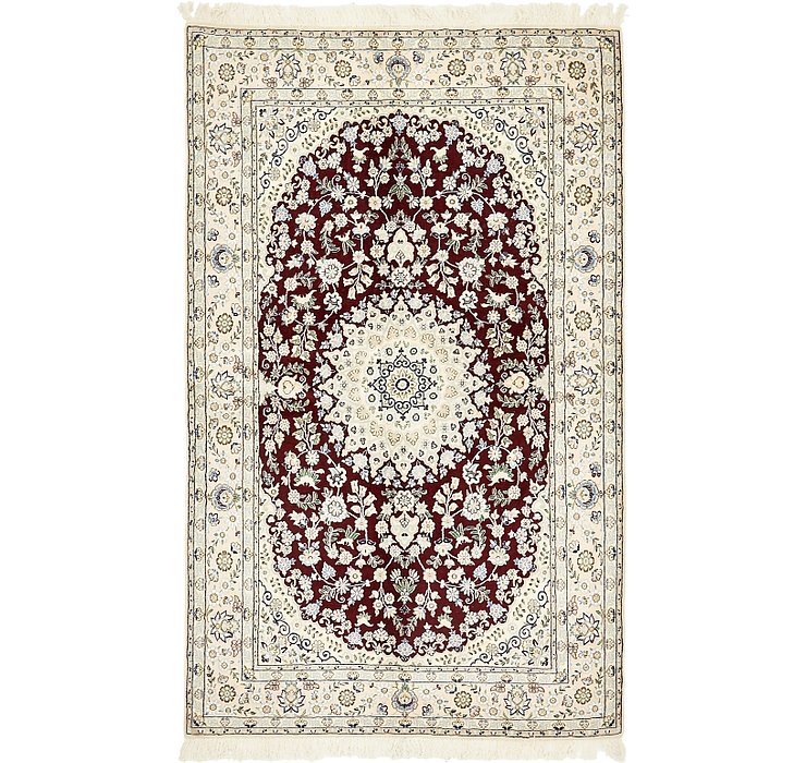 4' 9 x 7' 10 Nain Persian Rug