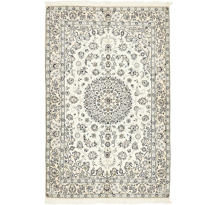 5' 4 x 8' 3 Nain Persian Rug