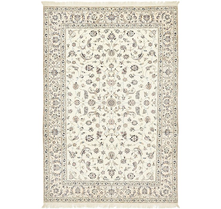 7' x 10' 3 Nain Persian Rug