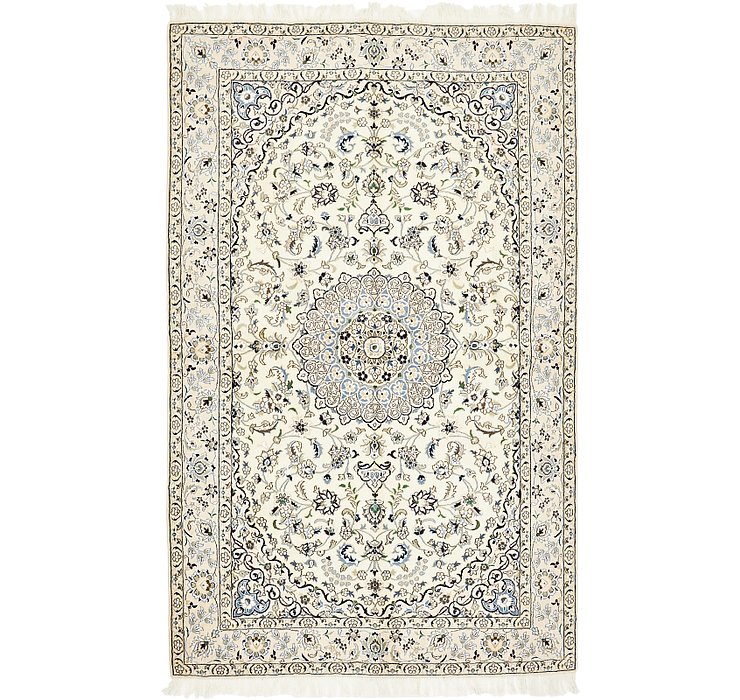 HandKnotted 5' x 8' Nain Persian Rug