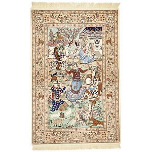 3' 7 x 5' 6 Isfahan Persian Rug