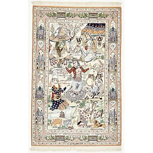4' 2 x 6' 6 Isfahan Persian Rug