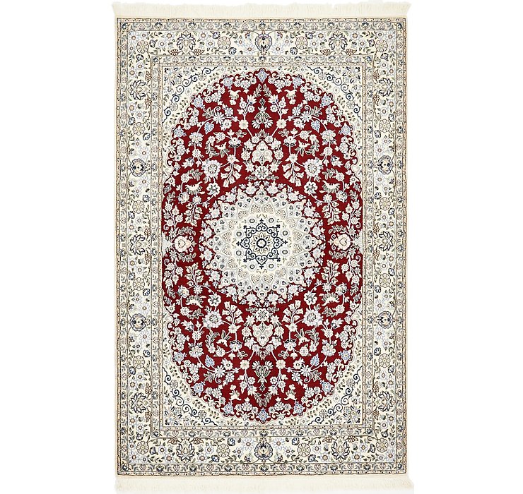 4' 11 x 8' Nain Persian Rug
