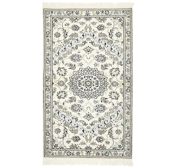 3' 2 x 5' 3 Nain Persian Rug