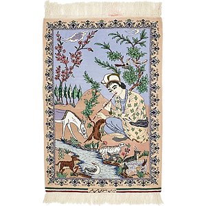 2' 4 x 3' 6 Isfahan Persian Rug