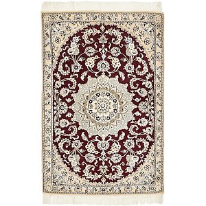 HandKnotted 2' 10 x 4' 4 Nain Persian Rug
