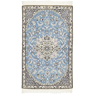 HandKnotted 2' 10 x 4' 6 Nain Persian Rug