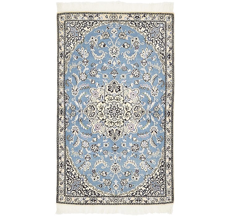 HandKnotted 2' 10 x 4' 6 Nain Persian Rug