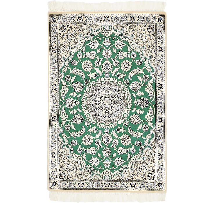 HandKnotted 2' 10 x 4' 6 Nain Persian Rug