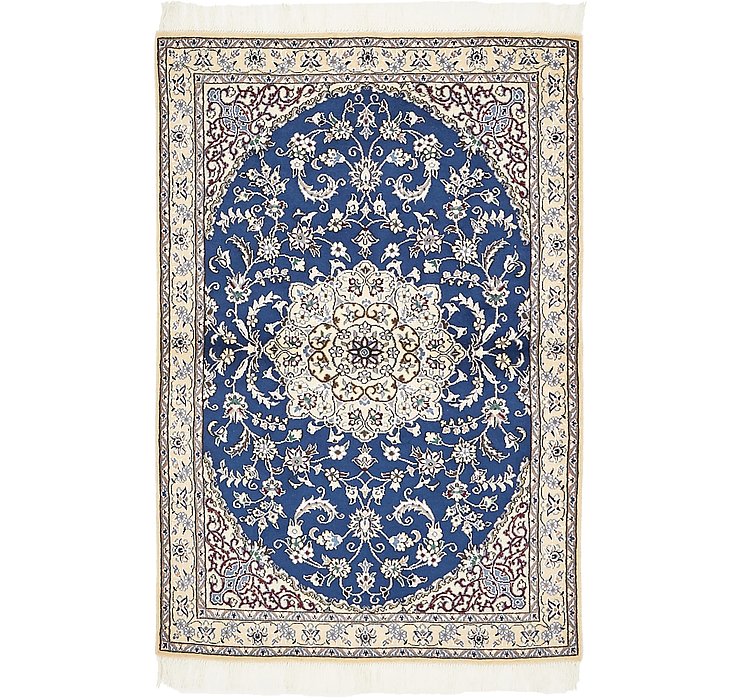 3' 3 x 4' 11 Nain Persian Rug