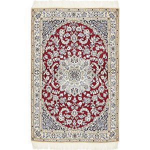 Unique Loom 3' 1 x 4' 10 Nain Persian Rug