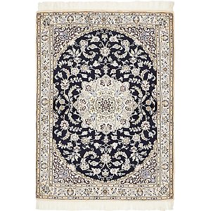 Unique Loom 3' 3 x 4' 6 Nain Persian Rug